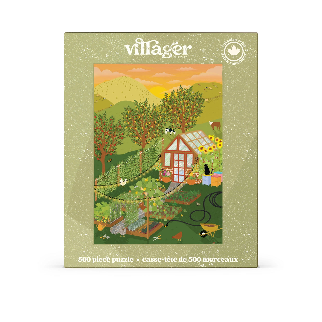 VILLAGER Hobby Farm | 500-Piece Puzzle | Designed in