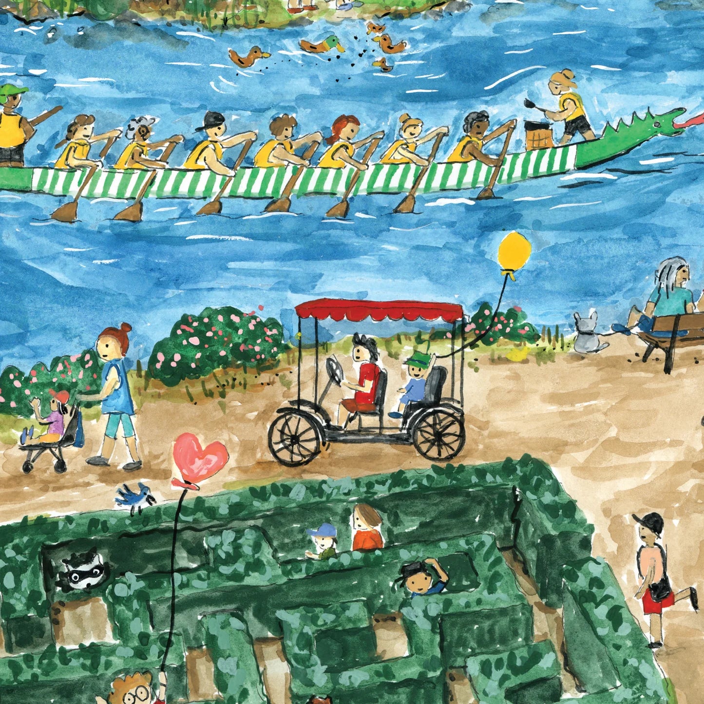 PAPER HOOD 'Toronto Island' 1,000-Piece Puzzle
