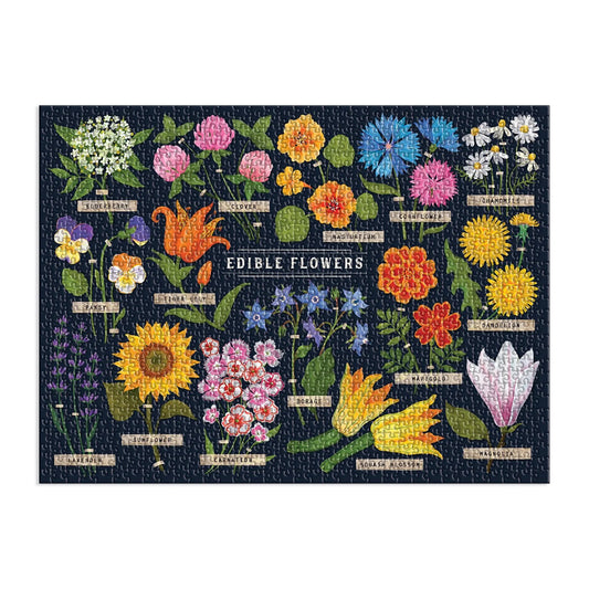 GALISON Edible Flowers 1000 Piece Puzzle