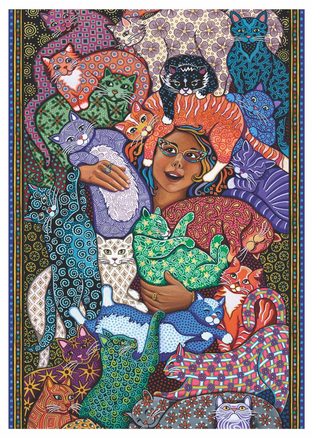 ART & FABLE Cat Lady 1000 PCS