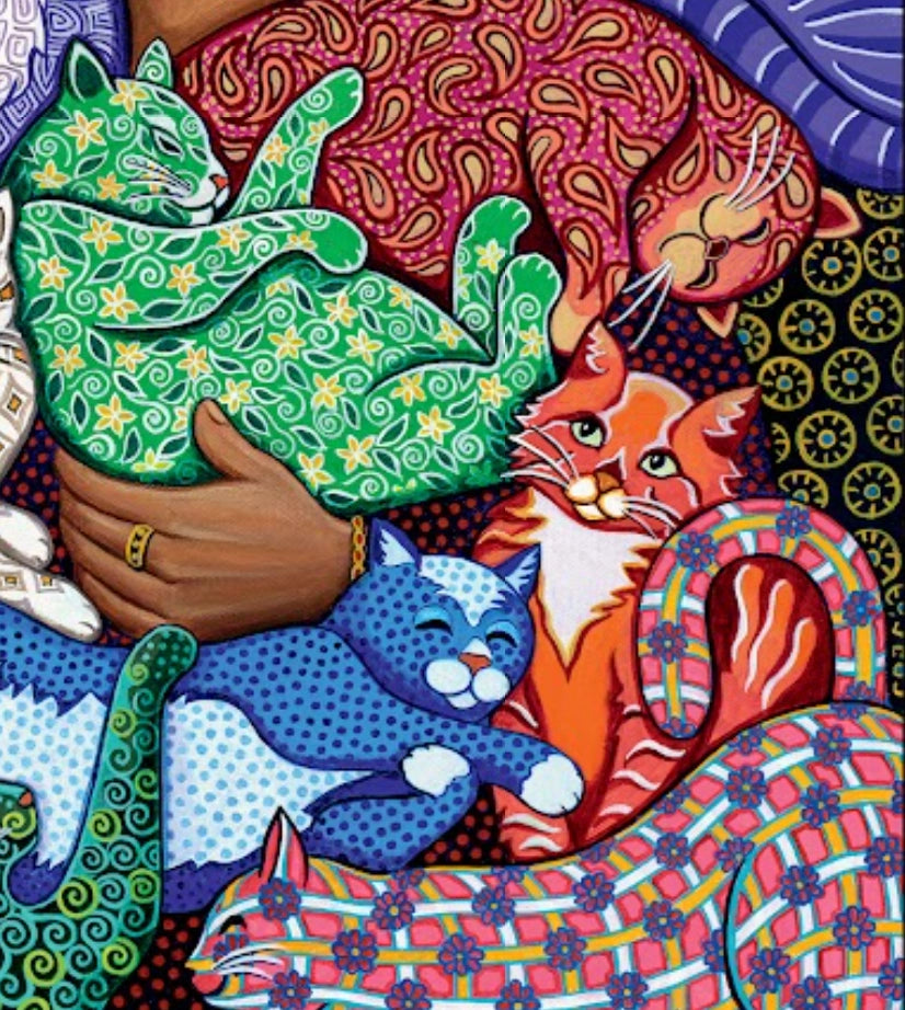 ART & FABLE Cat Lady 1000 PCS