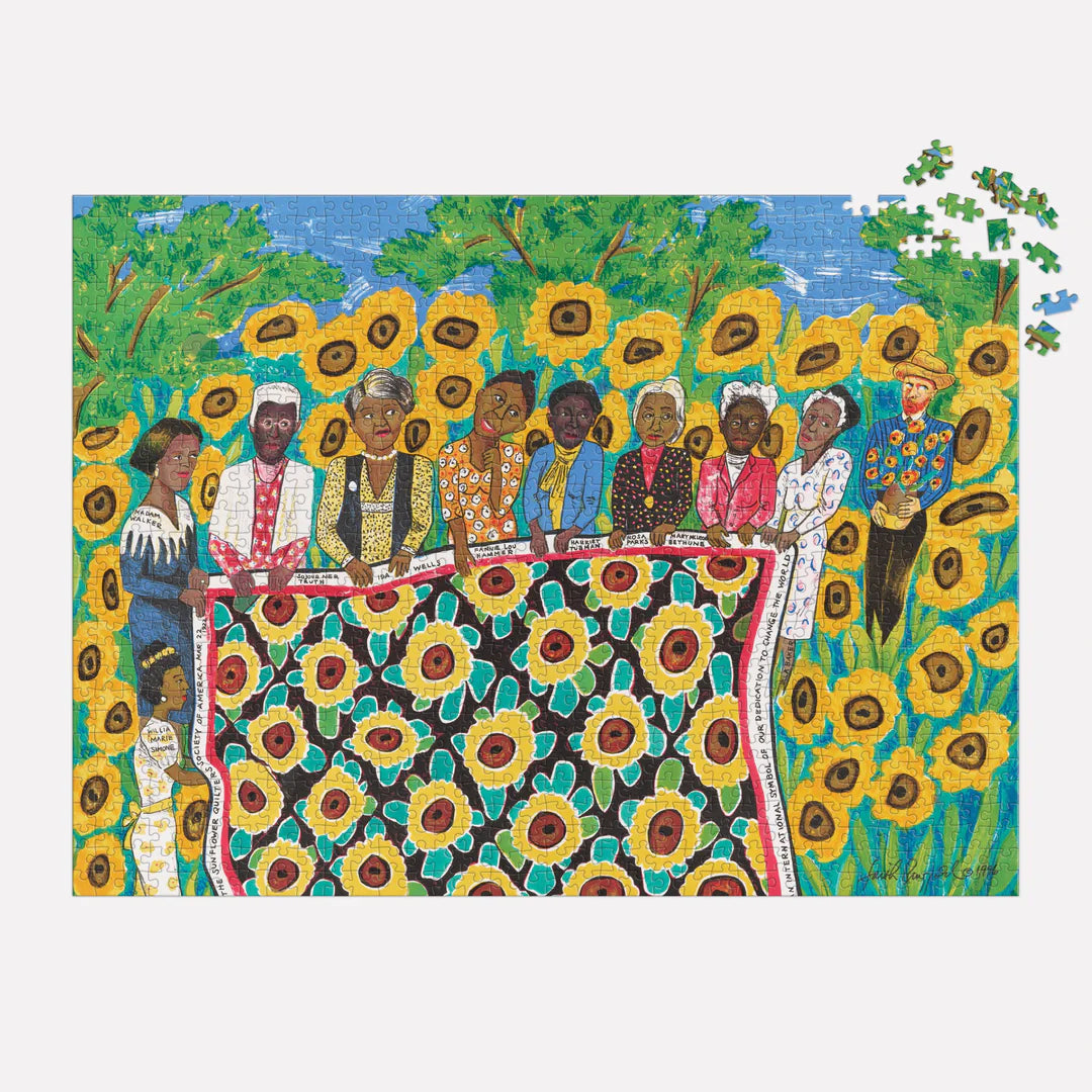 GALISON Faith Ringgold The Sunflower Quilting Bee at Arles 1000 Piece Puzzle