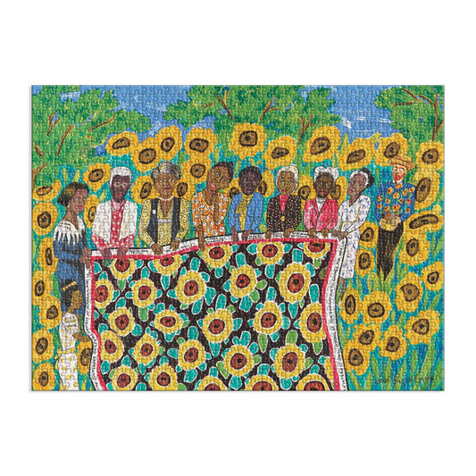 GALISON Faith Ringgold The Sunflower Quilting Bee at Arles 1000 Piece Puzzle