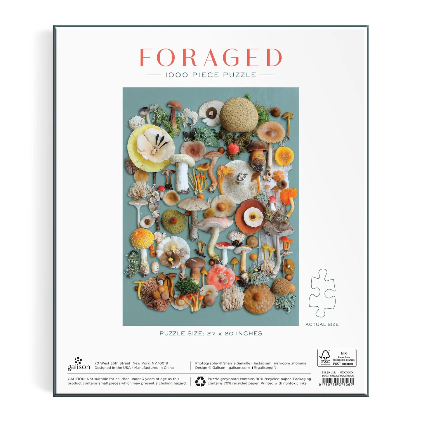 GALISON Foraged 1000 Piece Puzzle