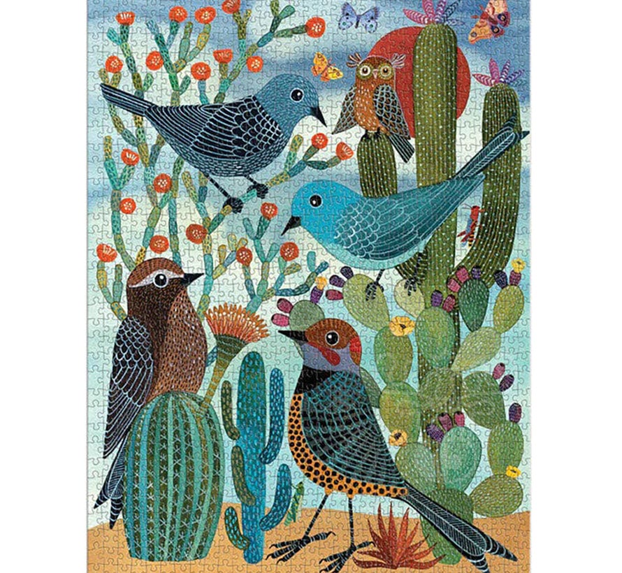 GALISON Desert Avian Friends 1000 Piece Puzzle