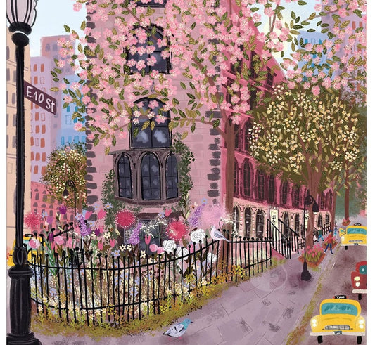 GALISON Blooming Streets 500 Piece Puzzle