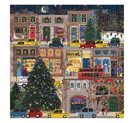 GALISON Winter Lights Foil Puzzle 500 Pc Puzzle