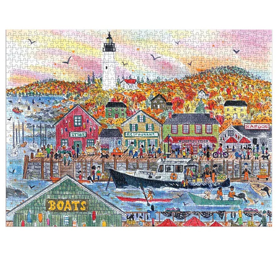GALISON Michael Storrings Autumn By the Sea 1000 Piece Puzzle