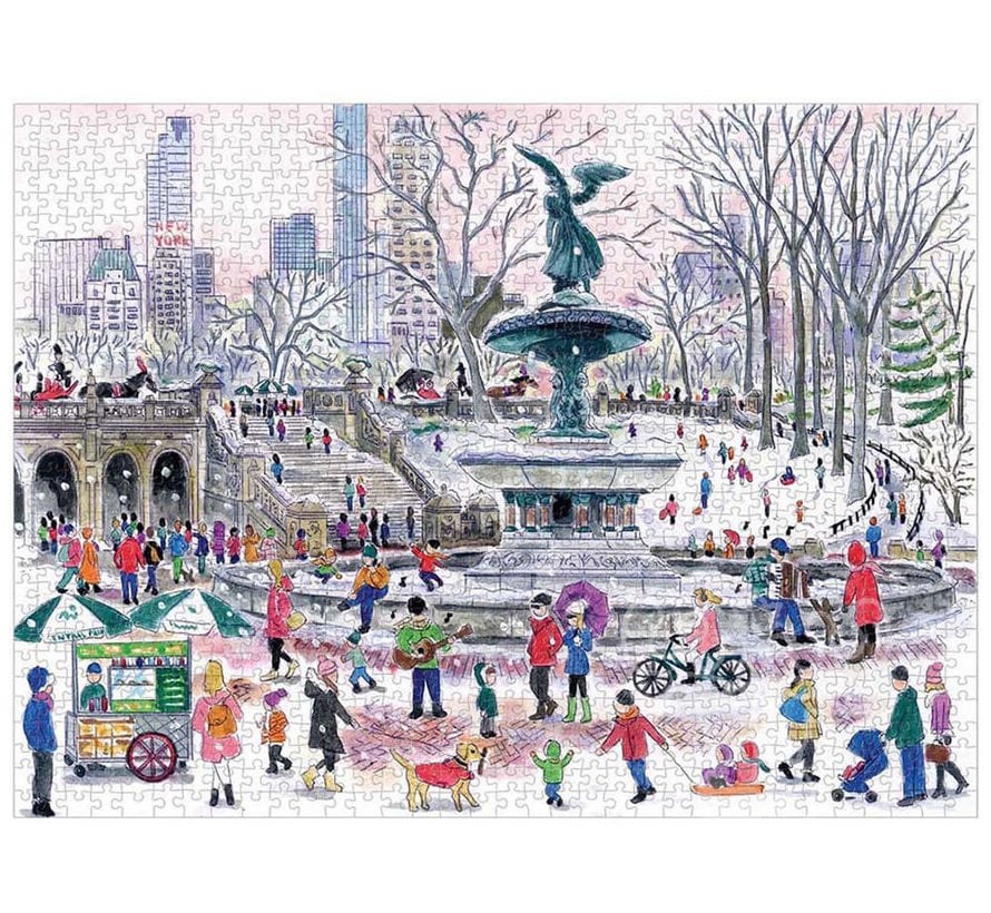 GALISON Michael Storrings Bethesda Fountain 1000 Piece Puzzle