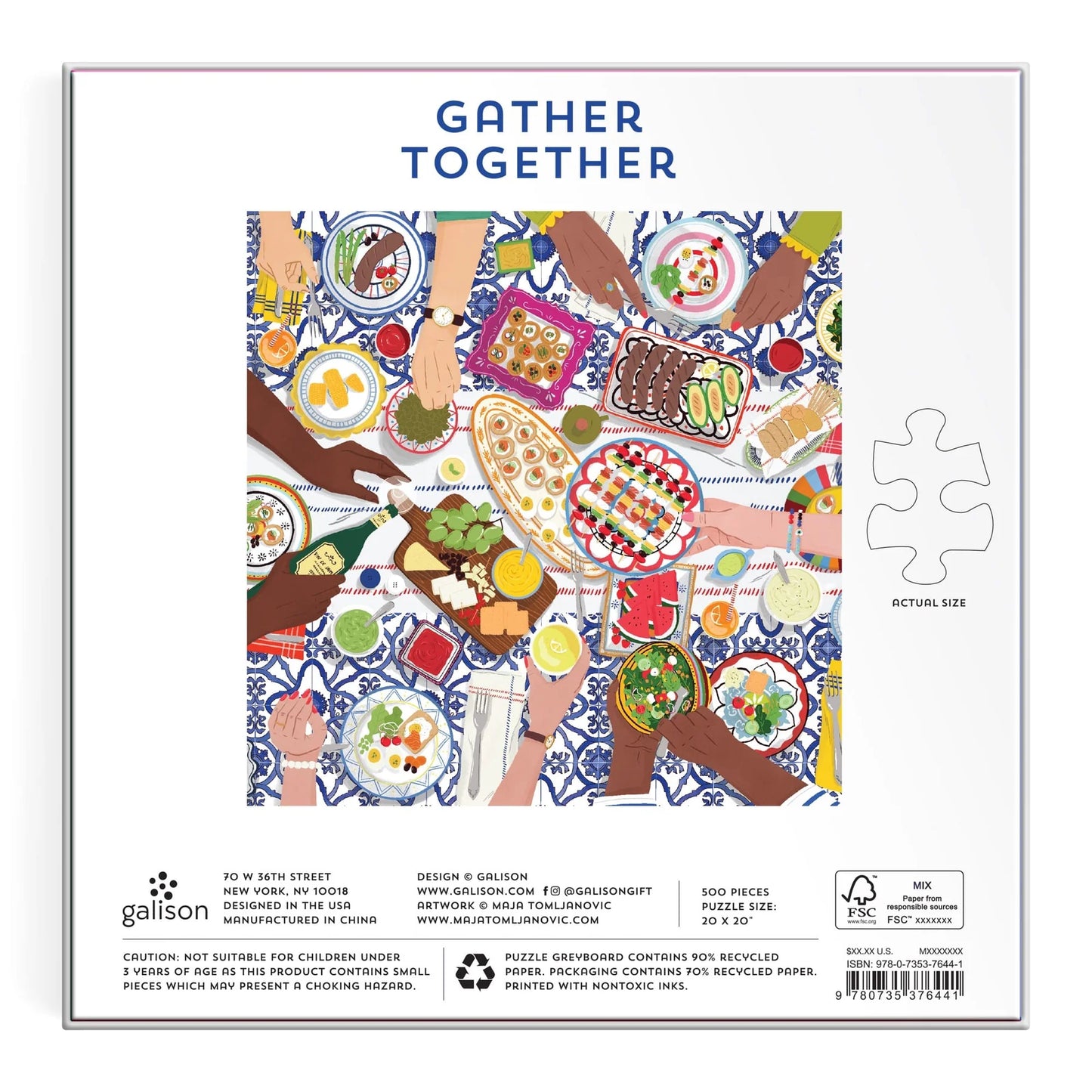 GALISON Gather Together 500 Piece Puzzle