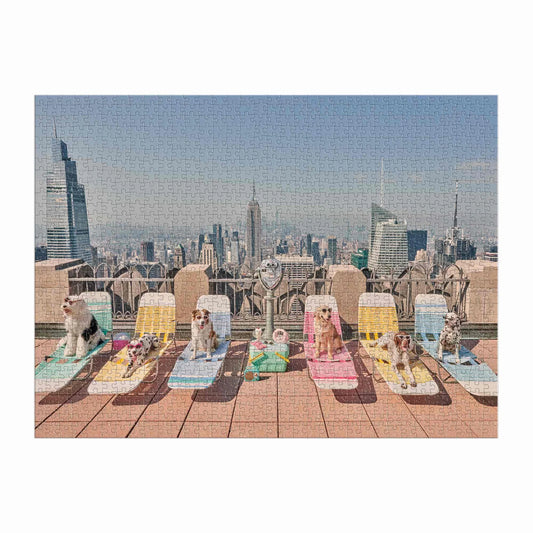 GALISON Gray Malin The Dogs of New York City 1000 Piece Puzzle