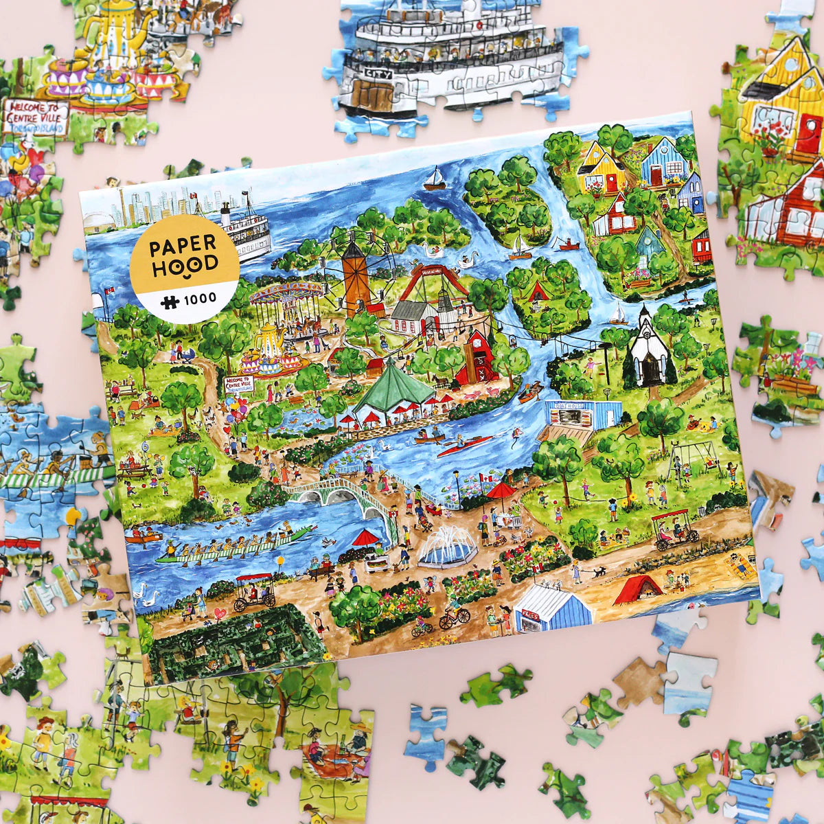 PAPER HOOD 'Toronto Island' 1,000-Piece Puzzle