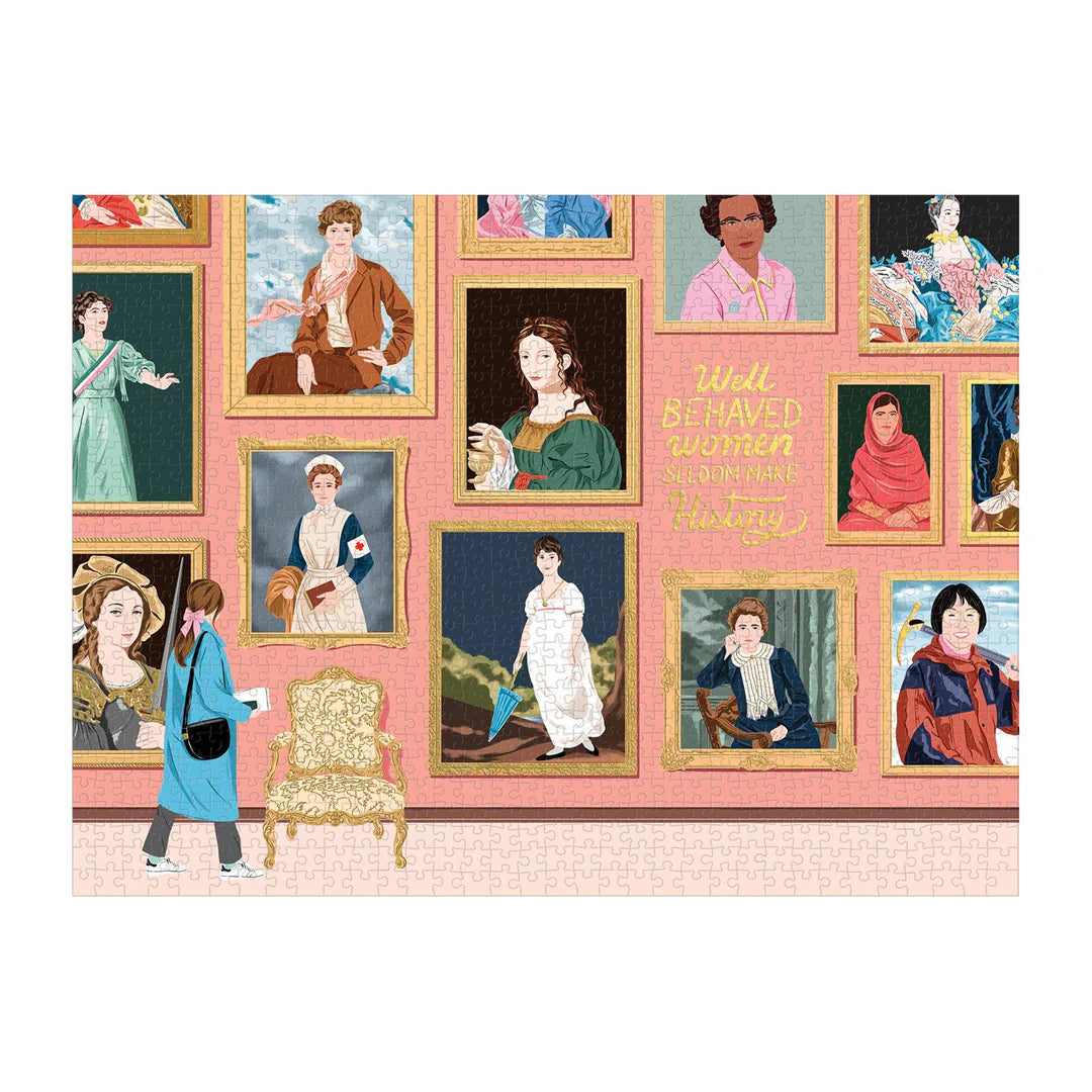 GALISON Herstory Museum 1000 Piece Foil Puzzle