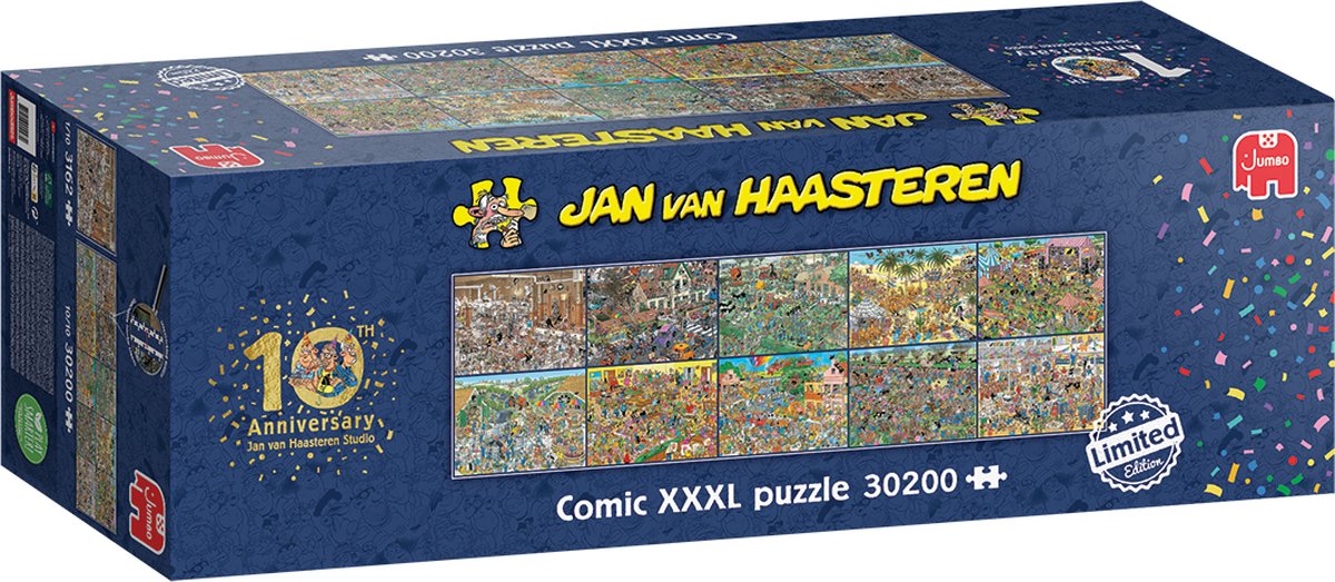 JUMBO Jan van Haasteren JVH, Comic XXXL Puzzle, 30200pcs