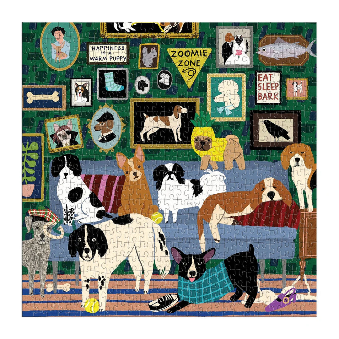 GALISON Lounge Dogs 500 Piece Puzzle