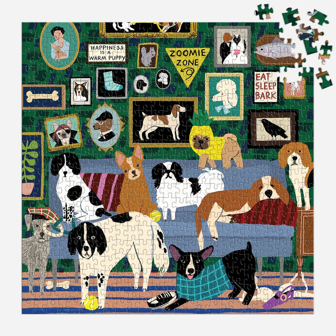 GALISON Lounge Dogs 500 Piece Puzzle