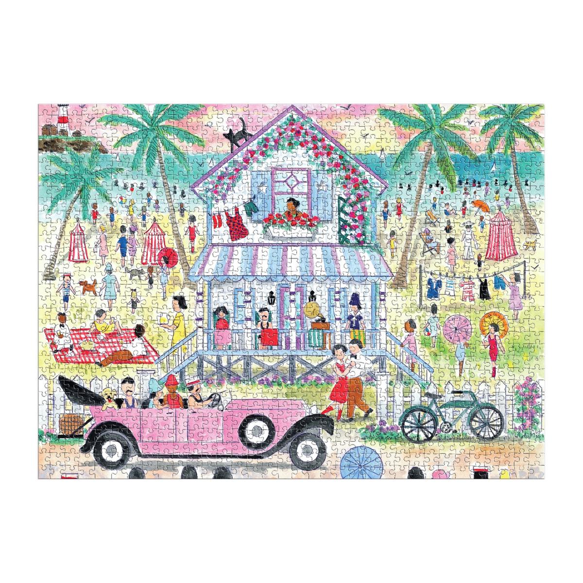 GALISON Michael Storrings Roaring 20s Beach House 1000 Piece Puzzle