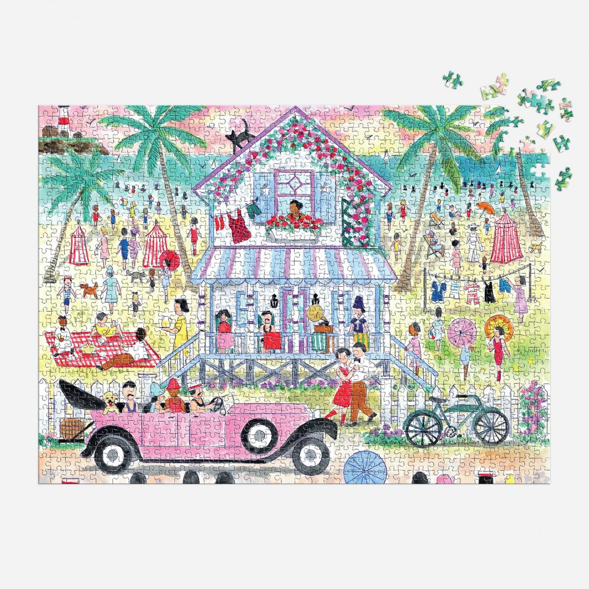 GALISON Michael Storrings Roaring 20s Beach House 1000 Piece Puzzle