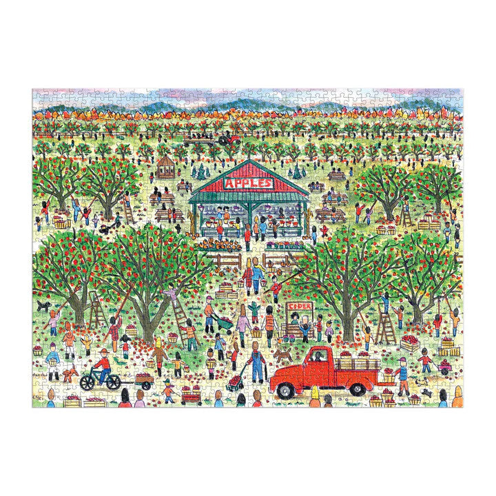GALISON Michael Storrings Apple Pickin' 1000 Piece Puzzle