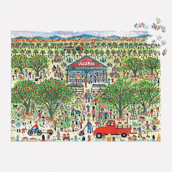 GALISON Michael Storrings Apple Pickin' 1000 Piece Puzzle