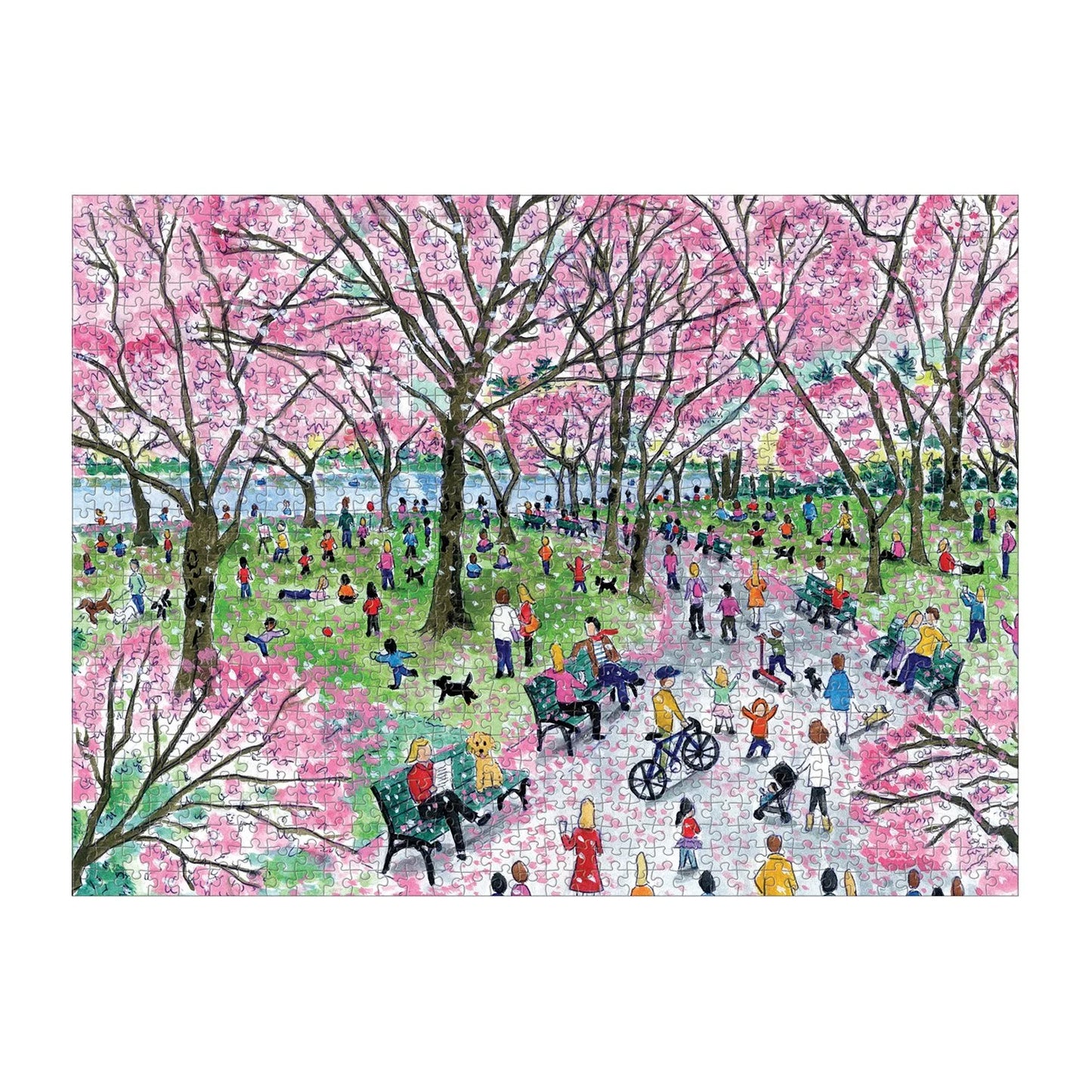 GALISON Michael Storrings Cherry Blossoms 1000 Piece Puzzle