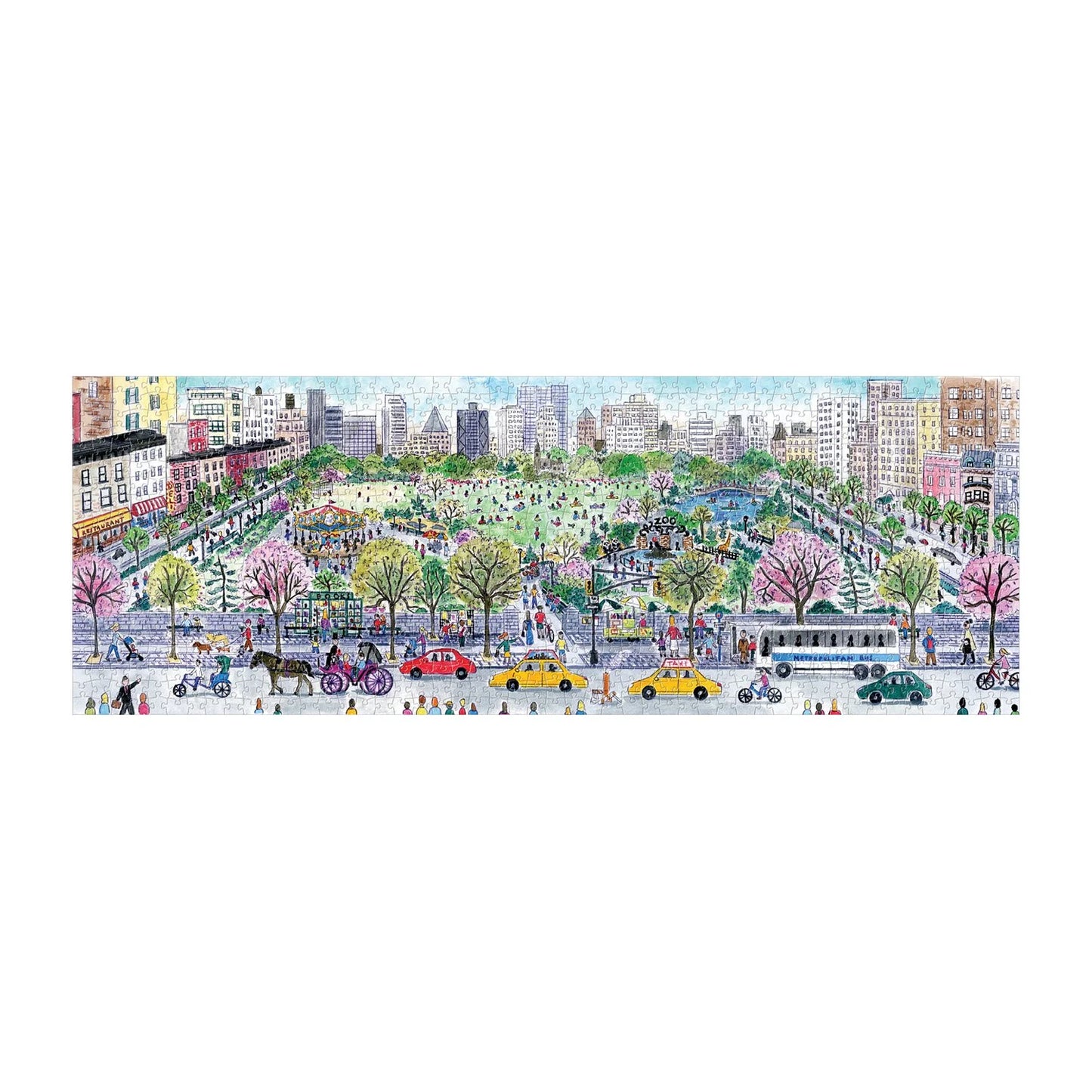 GALISON Michael Storrings Cityscape 1000 Piece Panoramic Puzzle