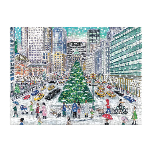 GALISON Michael Storrings Snowfall on Park Avenue 1000 Piece Puzzle