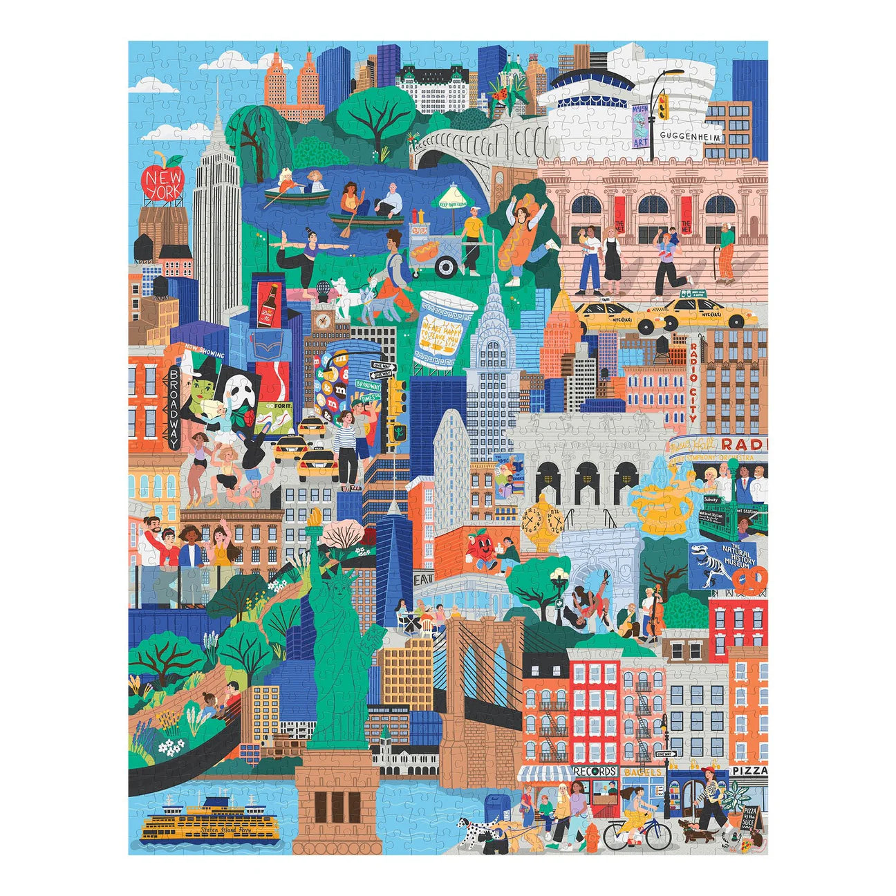 RIDLEY'S New York, New York! City Life 1000-piece Jigsaw Puzzle