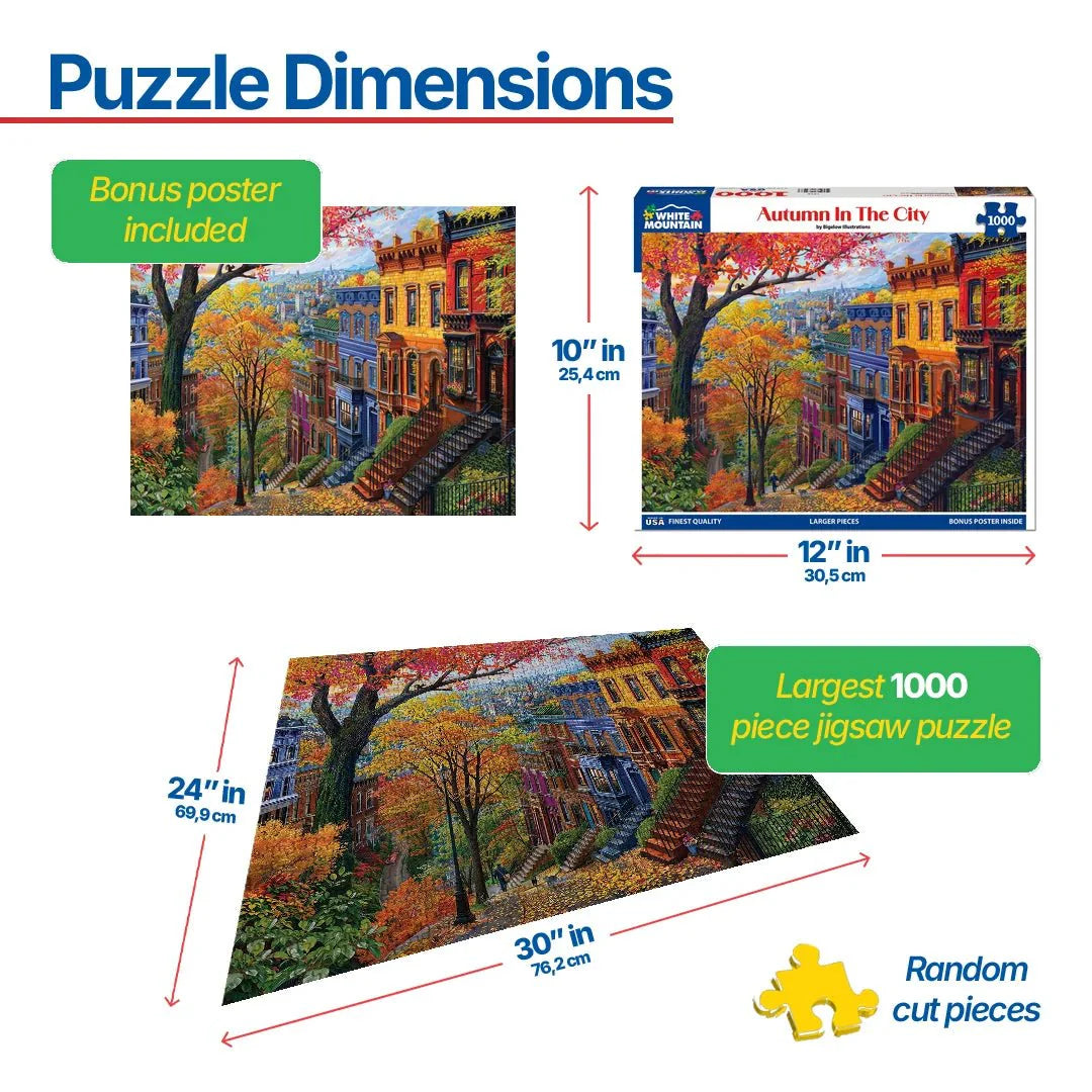 WHITE MOUNTAIN  Autumn In The City (1929pz) 1000 PCS