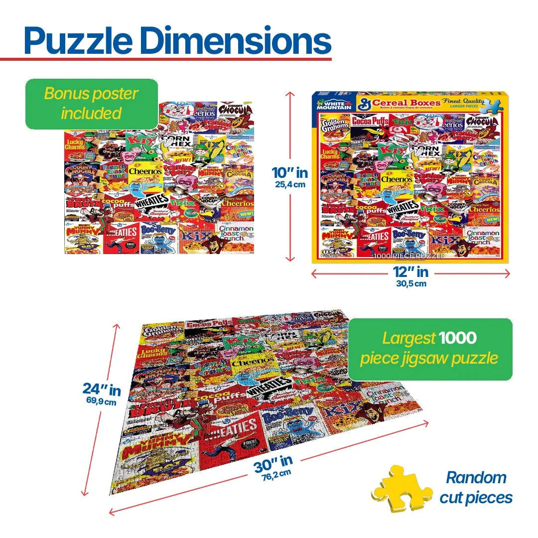 WHITE MOUNTAIN Cereal Boxes (1261pz) 1000 PCS