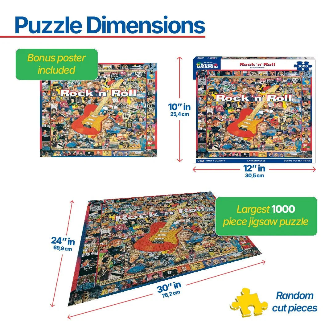 WHITE MOUNTAIN Rock 'n' Roll (409pz) 1000 PCS