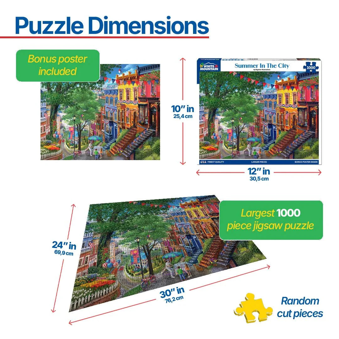 WHITE MOUNTAIN Summer In The City (2037pz) 1000 PCS