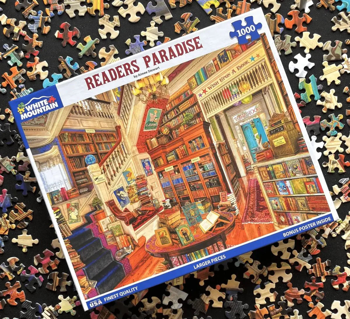 WHITE MOUNTAIN Readers Paradise (1244pz) 1000 PCS