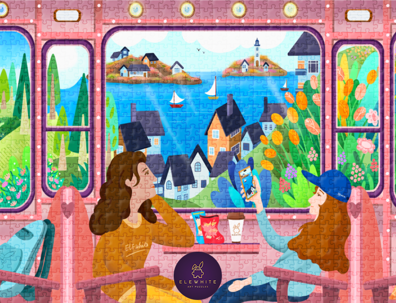 ELEWHITE, TRAIN RIDE, 1000 PCS