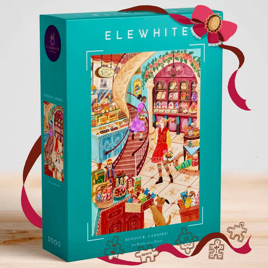 ELEWHITE, BONJOUR, CANDIES!  1000 PCS