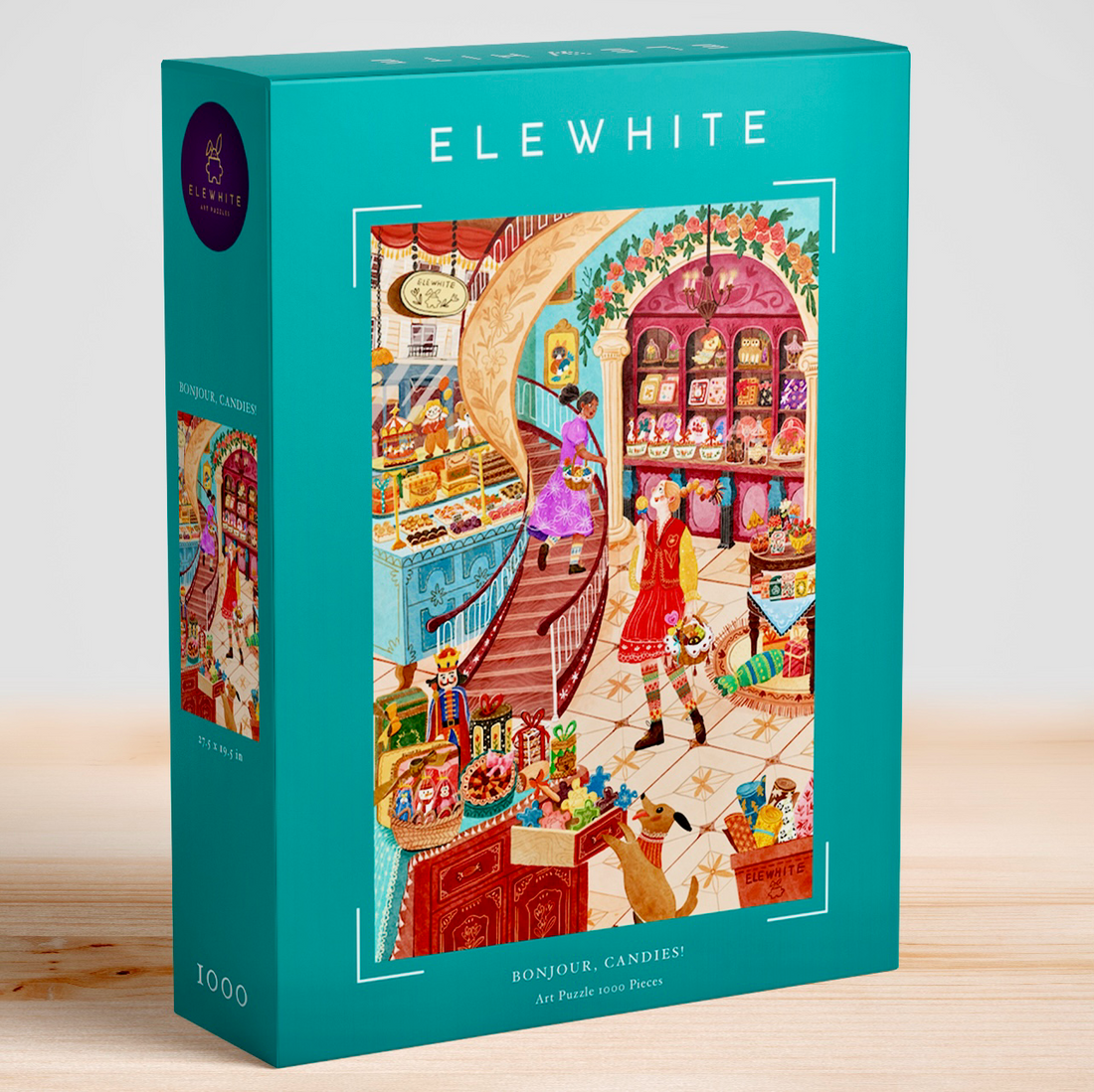 ELEWHITE, BONJOUR, CANDIES!  1000 PCS