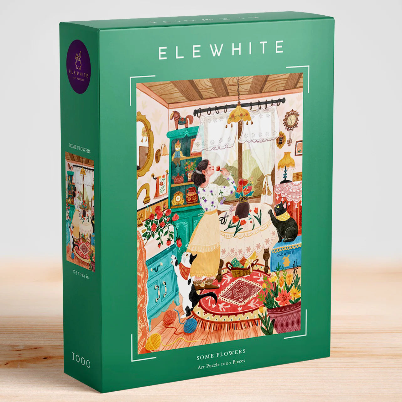 ELEWHITE, SOME FLOWERS, 1000 PCS