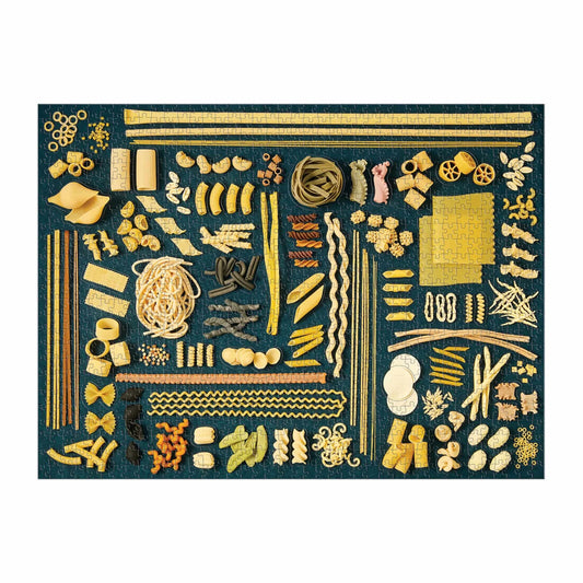 GALISON The Art of Pasta 1000 Piece Puzzle with Shaped Pieces